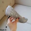 Lyx 2017 9 cm Multi-Färger Afton Konstläder Glittriga / Glitter Högklackade Stilettklackar Pumps