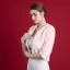 Rougissant Rose Hiver 1/2 Manches Encolure Dégagée Fausse Fourrure Soirée Promo Mariage Manteaux / vestes 2017