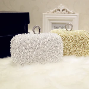 Chic Beautiful Luxury Gorgeous 2017 Gold White Leaf Crystal Rhinestone Pu Beach Outdoor Garden Clutch Bags