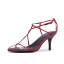 Modern / Fashion Black Beach Leather Strappy T-Strap Open / Peep Toe 8 cm Sandals High Heels Womens Shoes 2018