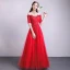 Modern / Fashion Navy Blue See-through Prom Dresses 2018 A-Line / Princess Scoop Neck 1/2 Sleeves Appliques Lace Beading Floor-Length / Long Ruffle Formal Dresses