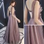 Sexy Black Pearl Pink See-through Evening Dresses  2019 A-Line / Princess V-Neck Sleeveless Appliques Flower Beading Floor-Length / Long Ruffle Backless Formal Dresses