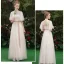 Remise Champagne Transparentes Robe Demoiselle D'honneur 2019 Princesse Ceinture Appliques En Dentelle Longue Volants Dos Nu Robe Pour Mariage