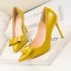 Schöne Schwarz Ball Schleife Pumps Hochhackige 2022 10 cm Stilettos Spitzschuh Pumps