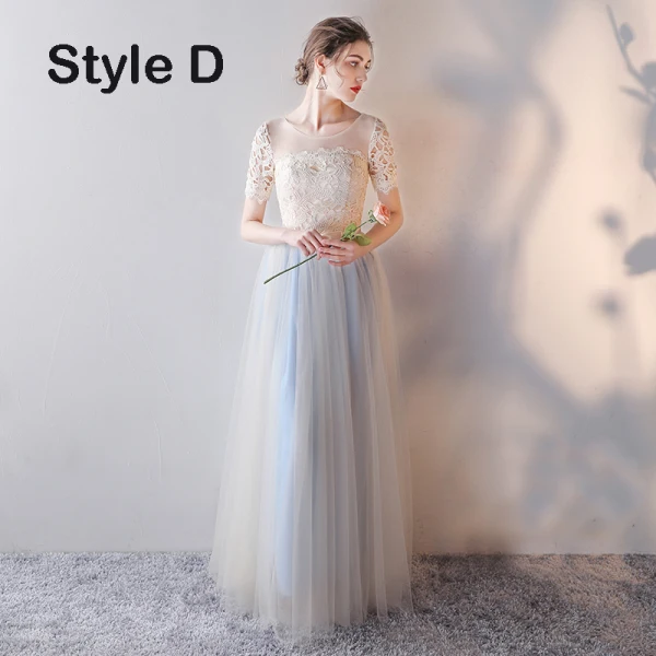 Elegant Champagne Bridesmaid Dresses 2019 A-Line / Princess Sash Appliques Lace Floor-Length / Long Ruffle Backless Wedding Party Dresses