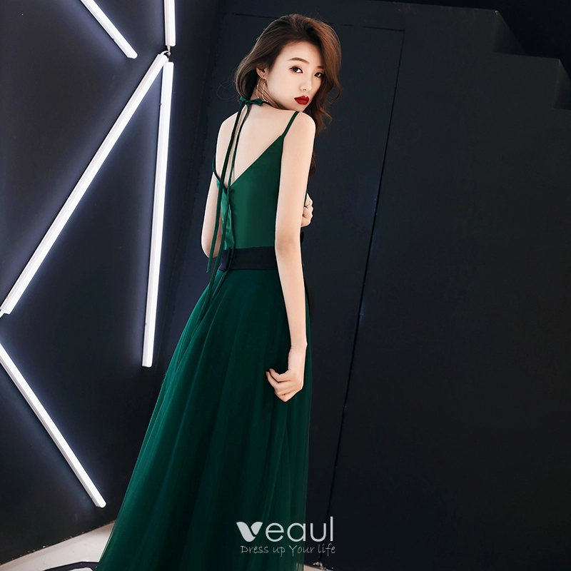 Jade Green Evening Dress