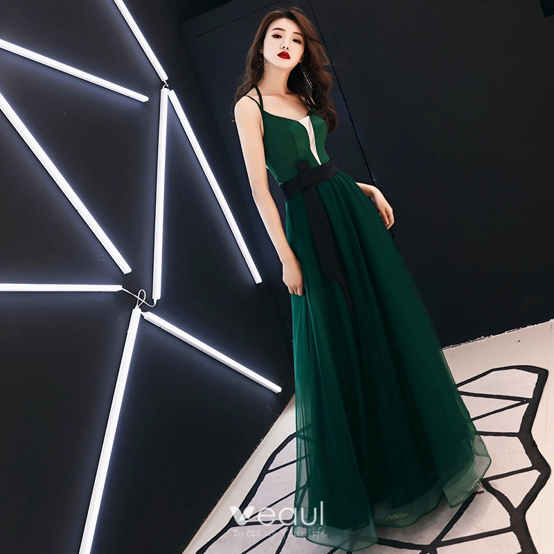 Jade Green Evening Dress