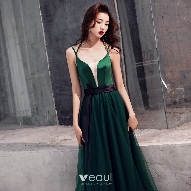 Jade Green Evening Dress