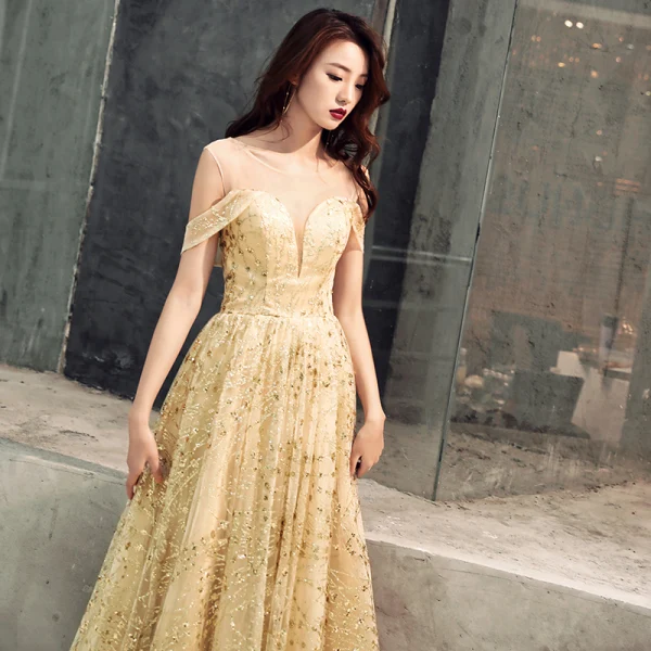 gold fashion dresses Sherri Hill Strapless Beaded Prom Dress 55738