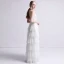 Simple Ivoire Robe De Mariée 2019 Princesse Bretelles Spaghetti Sans Manches Dos Nu Appliques En Dentelle Perle Longue Volants en Cascade