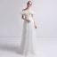 Elegant Ivory Beach Wedding Dresses 2019 A-Line / Princess Spaghetti Straps Short Sleeve Backless Appliques Lace Floor-Length / Long Ruffle