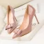 Schöne Schwarz Ball Schleife Pumps Hochhackige 2022 10 cm Stilettos Spitzschuh Pumps