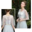 Affordable Sky Blue Bridesmaid Dresses 2019 A-Line / Princess Sash Floor-Length / Long Ruffle Backless Wedding Party Dresses