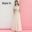 Élégant Champagne Satin Transparentes Robe Demoiselle D'honneur 2019 Princesse Appliques Brodé Noeud Ceinture Longue Volants Dos Nu Robe Pour Mariage