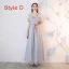 Chic / Beautiful Grey See-through Bridesmaid Dresses 2019 A-Line / Princess Appliques Lace Sash Ankle Length Ruffle Backless Wedding Party Dresses