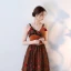 Modern / Fashion Orange Evening Dresses  2018 A-Line / Princess Spaghetti Straps Sleeveless Appliques Flower Metal Sash Floor-Length / Long Ruffle Backless Formal Dresses