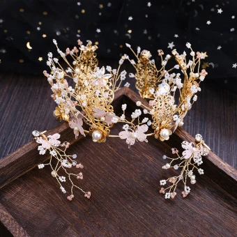 Chic Belle Doré Papillon Tiare Boucles D 039 Oreilles 2019 Métal Cristal Faux Diamant Accessorize