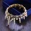 Czarujący Złote Tiara 2019 Metal Perła Rhinestone Ślub Ozdoby Do Włosów Biżuteria Ślubna Akcesoria