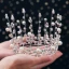 Luksus Sølv Tiara 2019 Metall Perle Rhinestone Hodepynt Har Tilbehor Tilbehør