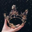 Luxury / Gorgeous Gold Tiara Earrings Bridal Jewelry 2019 Metal Beading Crystal Bridal Hair Accessories