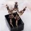 Luxury / Gorgeous Gold Tiara Earrings Bridal Jewelry 2019 Metal Beading Crystal Bridal Hair Accessories