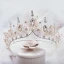 Chic / Beautiful Silver Tiara Earrings Bridal Jewelry 2019 Metal Crystal Rhinestone Bridal Hair Accessories