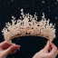 Luxe Doré Tiare 2019 Métal Cristal Perlage Accessoire Cheveux Mariage
