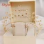 Chic / Beautiful Gold Tiara Earrings Bridal Jewelry 2019 Metal Star Crystal Bridal Hair Accessories