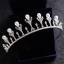 Luxury / Gorgeous Silver Tiara Necklace Earrings Bridal Jewelry 2019 Metal Pearl Rhinestone Bridal Hair Accessories