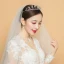 Luxury / Gorgeous Silver Tiara Necklace Earrings Bridal Jewelry 2019 Metal Pearl Rhinestone Bridal Hair Accessories