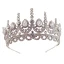 Luxury / Gorgeous Silver Tiara Necklace Earrings 2019 Metal Rhinestone Bridal Jewelry Accessories