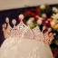 Luxe Doré Faux Diamant Tiare 2019 Métal Accessoire Cheveux Mariage