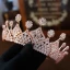 Luxe Doré Faux Diamant Tiare 2019 Métal Accessoire Cheveux Mariage
