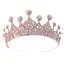 Luxe Doré Faux Diamant Tiare 2019 Métal Accessoire Cheveux Mariage