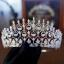 Luksus Sølv Rhinestone Tiara 2019 Metall Har Tilbehor