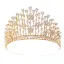 Klassisk Gull Tiara 2019 Metall Rhinestone Har Tilbehor