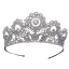 Snygga / Fina Silver Tiara 2019 Metall Rhinestone Brud Huvudbonad