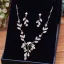 Modest / Simple Silver Bridal Jewelry 2019 Metal Rhinestone Tiara Earrings Necklace Accessories
