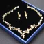 Affordable Gold Bridal Jewelry 2019 Metal Pearl Rhinestone Crystal Tiara Necklace Earrings Accessories