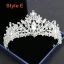 Snygga / Fina Silver Brud Huvudbonad 2019 Metall Rhinestone Beading Kristall Tiara Tillbehör