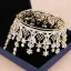 Vintage Gull Tiara Tilbehør 2019 Metall Rhinestone Har Tilbehor