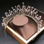 Stunning Silver Bridal Jewelry 2019 Metal Pearl Rhinestone Tiara Earrings Necklace Accessories