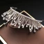 Stunning Silver Bridal Jewelry 2019 Metal Pearl Rhinestone Tiara Earrings Necklace Accessories