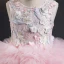 Fabulous Candy Pink Flower Girl Dresses 2019 Ball Gown Scoop Neck Sleeveless Feather Appliques Lace Flower Pearl Court Train Pleated Wedding Party Dresses