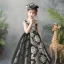 Chic / Beautiful Black Flower Girl Dresses 2019 A-Line / Princess Scoop Neck Sleeveless Embroidered Flower Ankle Length Ruffle Wedding Party Dresses