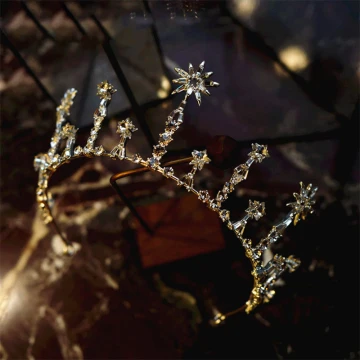 Luksus Sølv Tiara 2019 Metall Zirkon Rhinestone Har Tilbehor