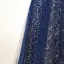 Sternenklarer Himmel Königliches Blau Abendkleider 2019 A Linie Spaghettiträger Ärmellos Glanz Pailletten Lange Rüschen Rückenfreies Festliche Kleider