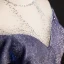 Bling Bling Violet Transparentes Robe De Soirée 2019 Trompette / Sirène Encolure Dégagée Sans Manches Faux Diamant Glitter Polyester Longue Volants Dos Nu Robe De Ceremonie