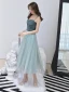 Affordable Ink Blue Homecoming Graduation Dresses 2019 A-Line / Princess Spaghetti Straps Sleeveless Tea-length Ruffle Backless Formal Dresses