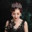 Vintage / Retro White Rhinestone Crystal Bridal Hair Accessories Wedding Tiara 2022 Alloy